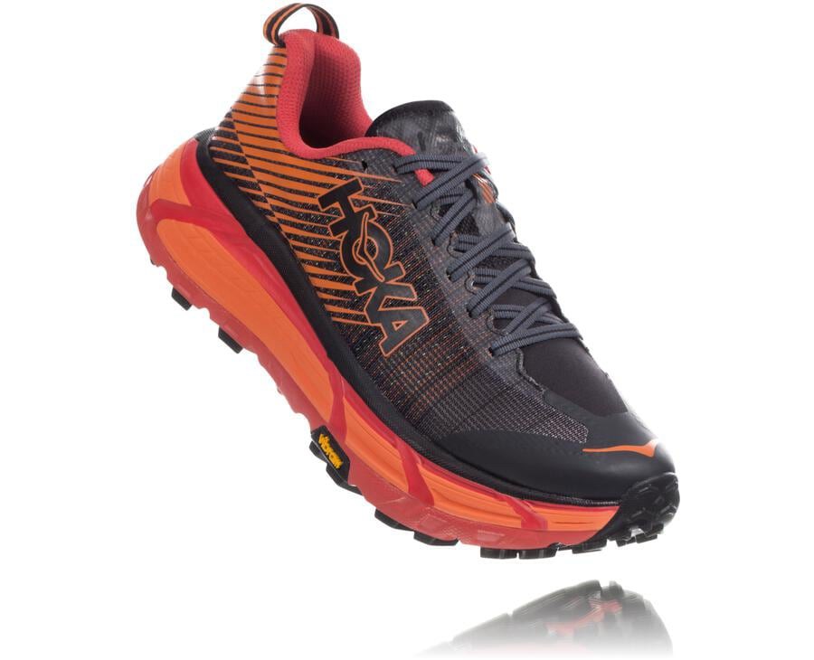 Hoka One One Spor Ayakkabı Erkek Siyah/Kırmızı - Evo Mafate 2 - DQ4129360